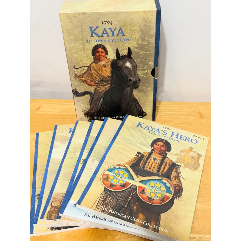American Girl Kaya Boxed Set 1764 Books 1-6 Excellent Collector Set